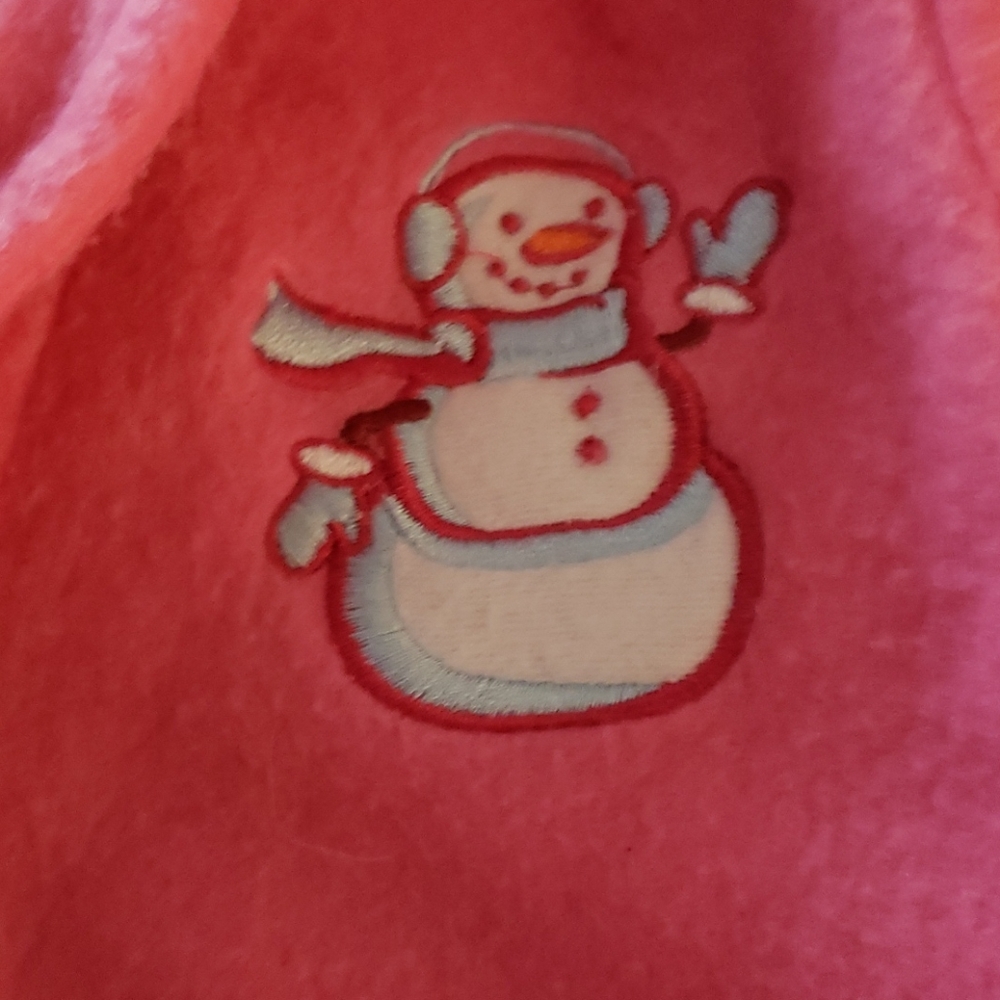 Robe with snowman patch - Picture 2 of 4